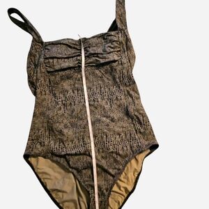 Calvin Klein Black and Cream Patterned Apparel